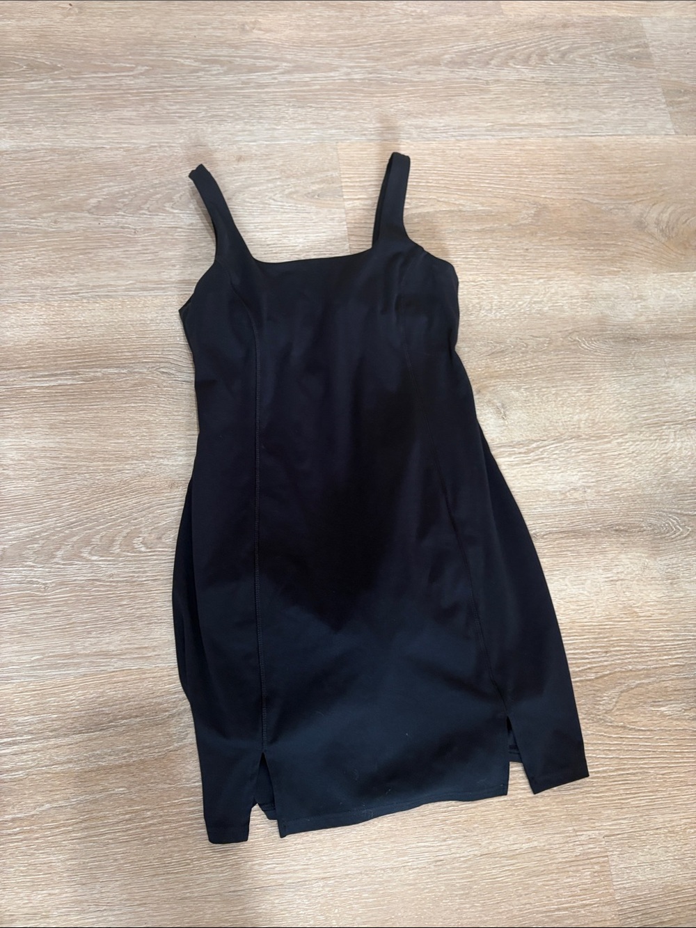 Athletic Black Dress, built in bra